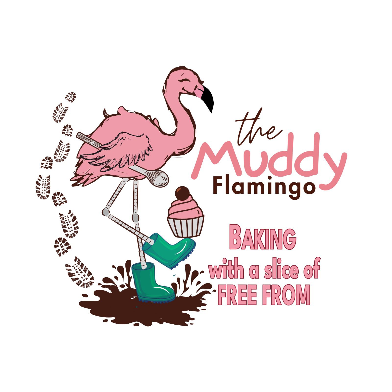 the muddy flamingo logo